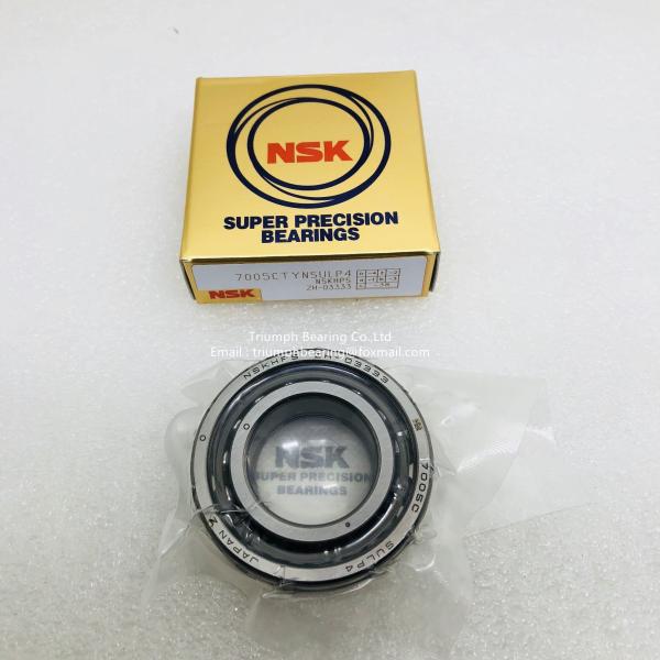 NSK High Precision Angular contact ball bearing 7005CTYNSULP4