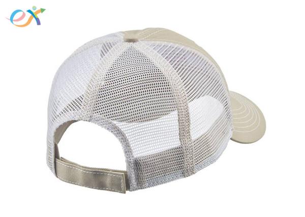 Polyester Fabric Custom Baseball Caps 100% Cotton With Embroidered U.S Flag Patch