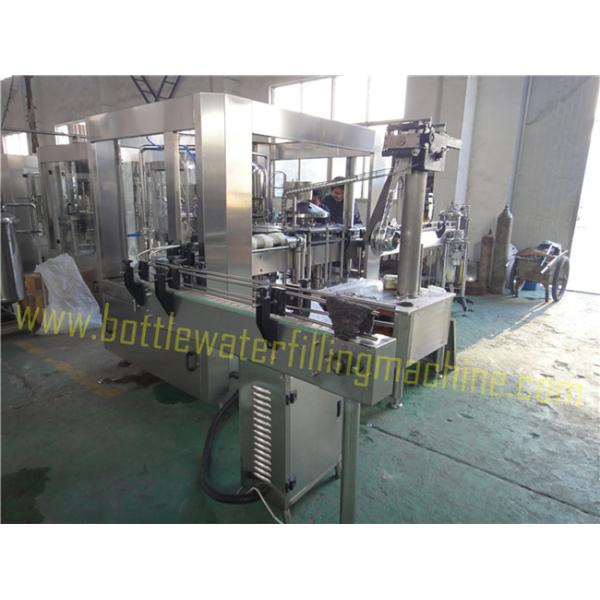 PP / PET Bottle Corn Juice Filling Aluminum Foil Cutting / Sealing Machine
