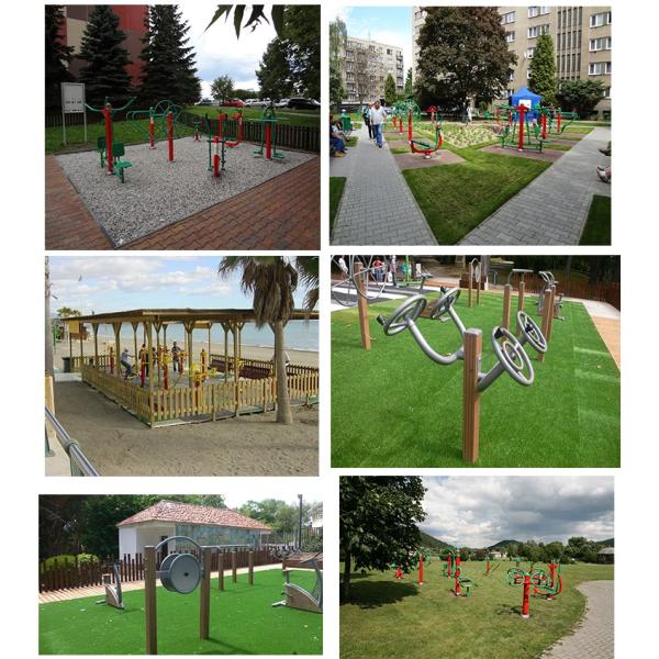 China high quality galvanized outdoor fitness trainer air walker outdoor gym equipment