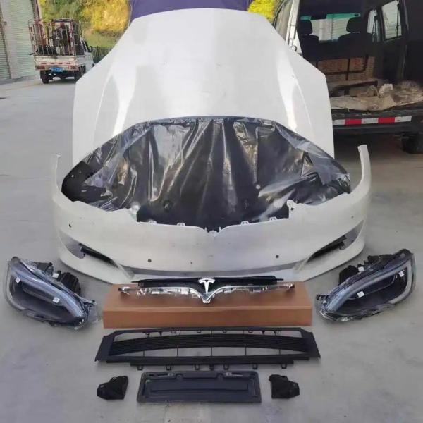 Pele do pára-choque dianteiro para Tesla Model S Body Kit 1077925 Peças de automóvel originais Peças de automóvel usadas