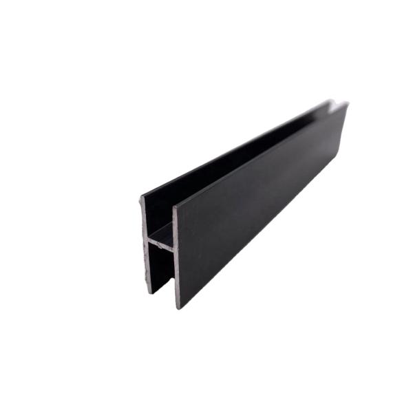 Alloy Modern Garden Black Vertical Tube Fence with Cutting Service and Powder Coating