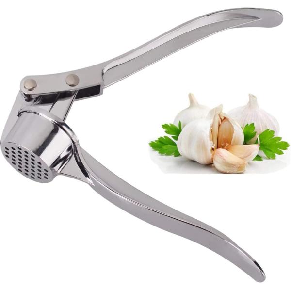 135G Kitchen Manual Garlic Press Mincer Ginger Crusher Peeler Squeezer Chopper Gadget
