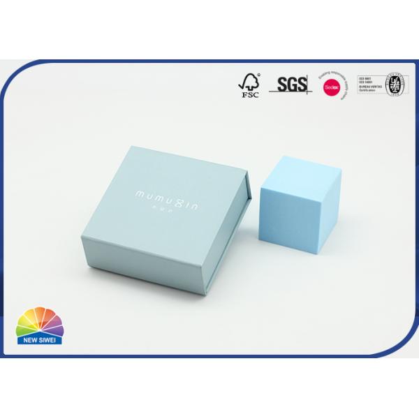 коробка бумаги подарка ожерелья пакета ювелирных изделий 157gsm прикрепила на петлях крышку собираясь поднос