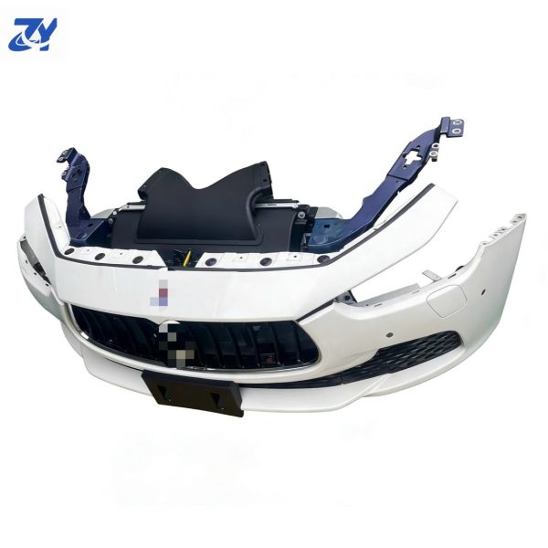 Used Front Bumper Assembly with Radiator Headlights for Maserati Ghibli 2014-2022