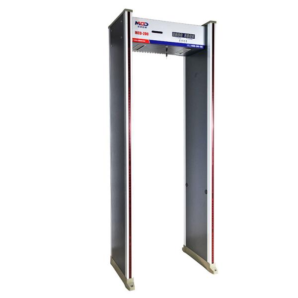Indoor Walk Through Airport Security Detector MCD -200 With Counter Record