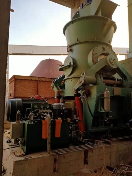 Gipsita do pó que mói a planta de Milll para a barite da escória do minério