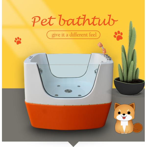 Лист 1180X730X980mm автоматической ванны SPA любимца собаки кота акриловый составной