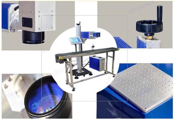 Porcelain Black Marks CO2 Laser Marking Machine For Chassis Easy To Operate