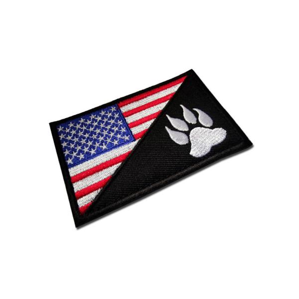Military Hooked Army Iron On Patches , Cloth Patches For Jackets 2 Inch × 3 Inch Size