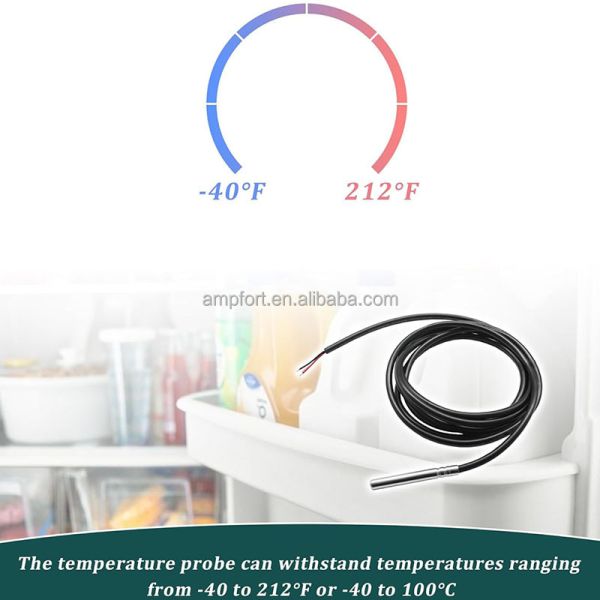 A99BB-200C Temperature Sensor Probe for Swimming Pool Refrigerator A421 Series Electronic Temperature Controller Extension Cable