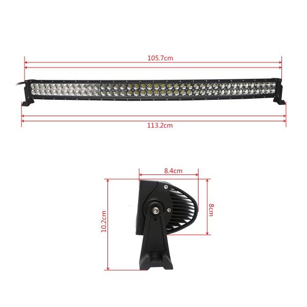 G1 Style 4D 240W 3W 80LED EPISTAR LED LIGHT BAR 6000K 10-30V Combo Beam