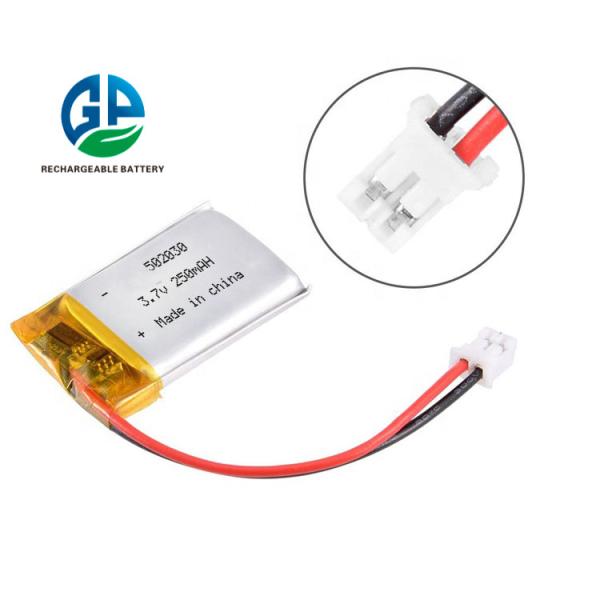 блок батарей 502030 полимера лития 3.7volt 250mAh перезаряжаемые
