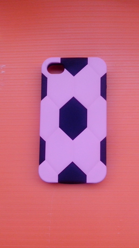 Custom Protective PC Phone Case Cool With Football Pattern Design
