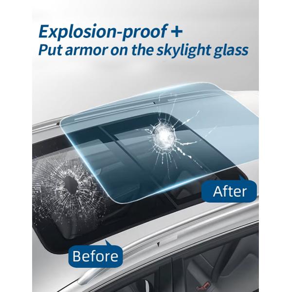 Explosion Proof Sunroof Heat Insulation Film Car Ice Armor Anti UV Sunlight Skylight