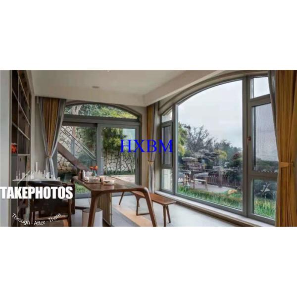 EPDM Gasket 6063-T5 Aluminum Wood Casement Windows German SI