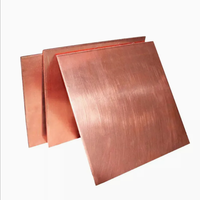 C11000 C10200 C12200 High Conductivity Pure Copper Sheet Plate with Customizable Dimensions for Electrical and Industrial Applications