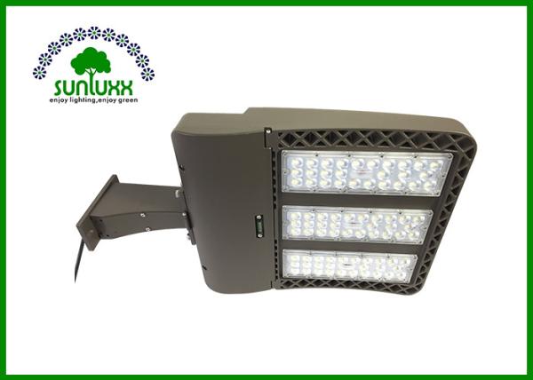 39000 Lumens 300W LED Shoebox Light , Bronze Finish LED Street Pole Fixtures