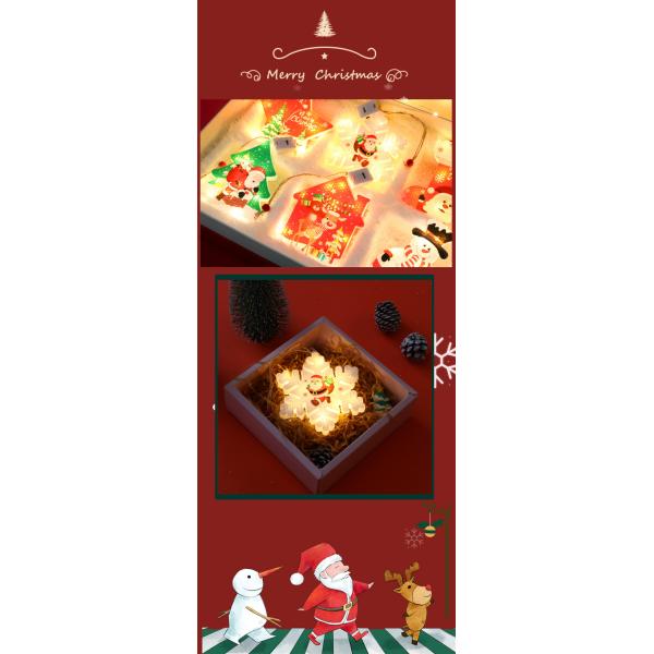 Окно смертной казни через повешение рождества новизны E27 4.5V 3D освещает деревянные поставки ремесел