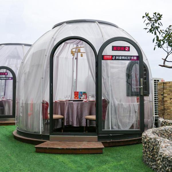 Dome Outdoor Bubble PC Dome Wooden Rohs Compliant Fast Dynamics