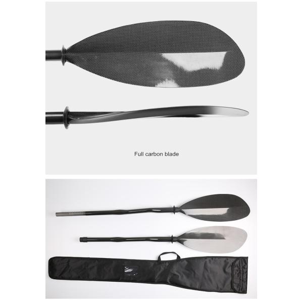3Carbon Fiber Crank Paddle Double Head Paddle Section Suitable For Kayak Fishing Boat Canoe
