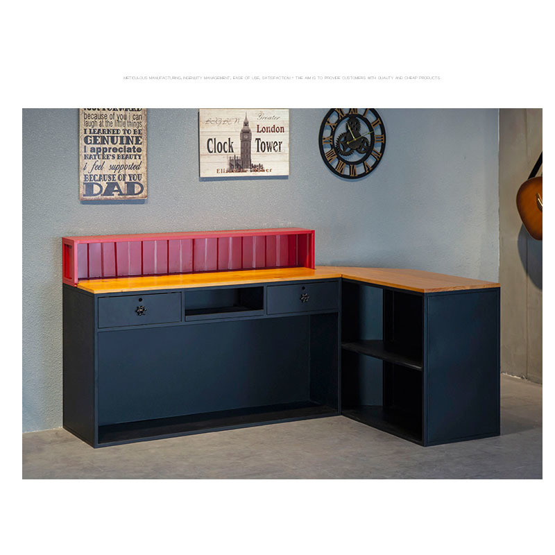 Retail Boutique Shop Cashier Counter with Modern Design Style and Mobile Function
