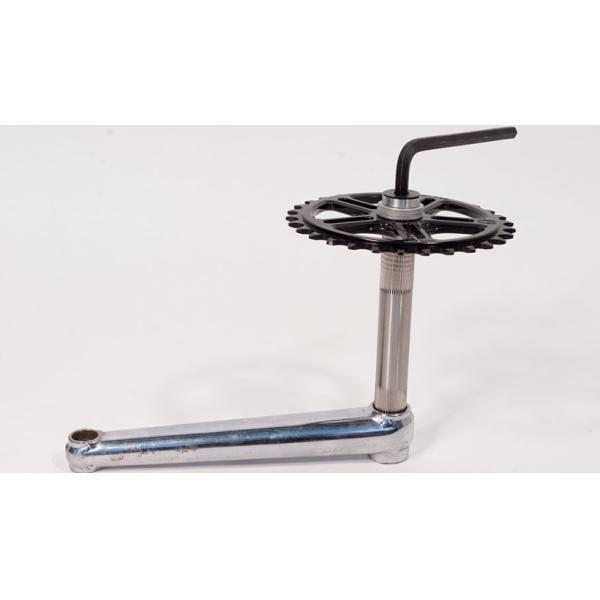 Anodized PVD Titanium Bike Parts Gr5 Ti6Al4V 19mm Spline Drive Cranks