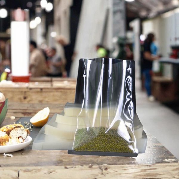 Hot Selling User Friendly Transparent Plastic High Temperature Retort Pouch Microwaveable Vacuum Bag