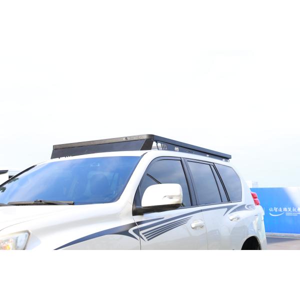 Black Powder Coated Roof Rack Platform Perfectly Suited for Toyota Landcruiser 200