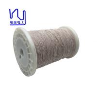 Conducteur de cuivre servi en soie 0.08mm naturel du fil 0.071mm d'Uew155 Solderable Ustc Litz