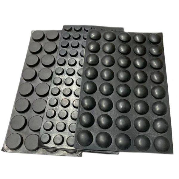 Customized Black Round Silicone Rubber Shockproof Rubber Foot Pad
