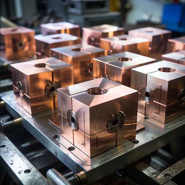 Peças de cobre CNC personalizadas
