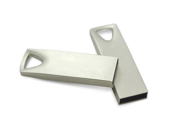 Popular Gift USB Flash Drive 1Gb-128Gb Silver Color Metal USB Flash Drive