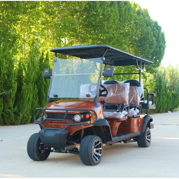 Автомобиль на четырех колесах, электрическая повозка для гольфа, 6 пассажиров, 3,5 кВт 60В 100Ач свинцово-кислотный аккумулятор