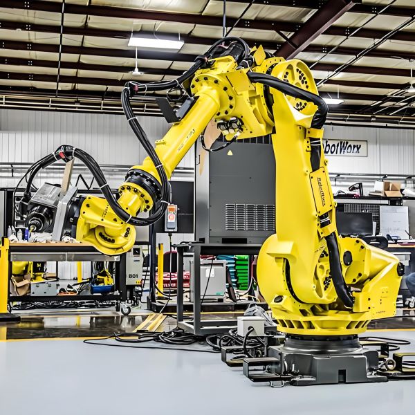 Turnkey FANUC Robot Laser Cutting System with Water Cooling, Safety Enclosure,for Metal Sheet Tube 3D Processing