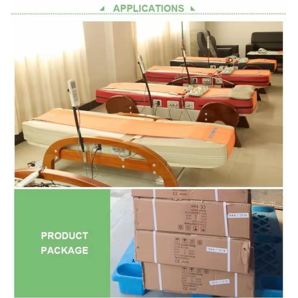 Нугар Лучшая кровать N4 Электрическая Корея Япония Таиланд Дешевая цена Современная полная спина Целое тело Термальный нефритовый ролик Массажный стол