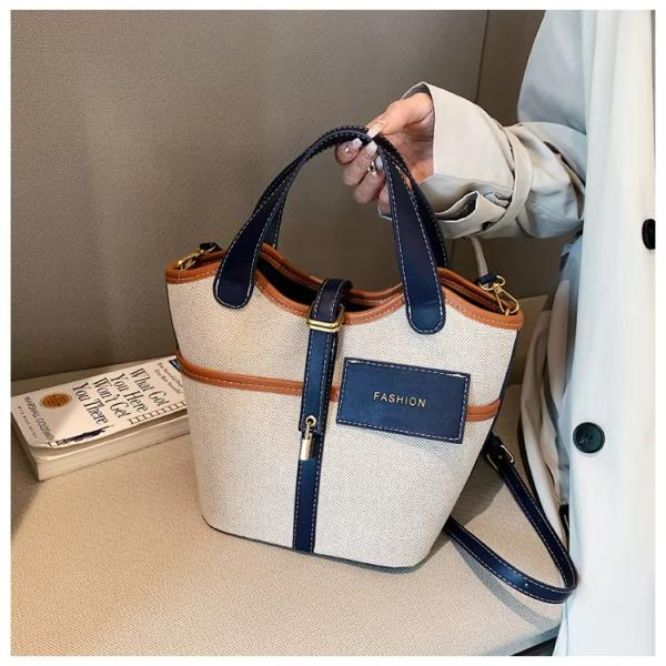 All Seasons Basket Crossbody Bag Leather Luxury Handbags For Women's Shoulder Tote