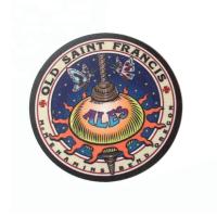 Ferro impresso personalizado na tela Logo Customized material do poliéster dos remendos