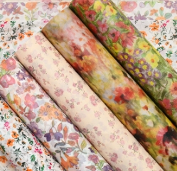Spring flower series snow pear paper waterproof floral flower wrapping paper