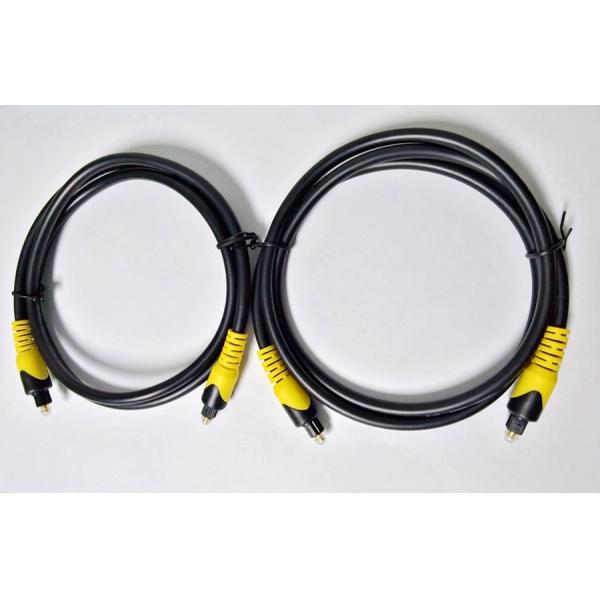 1M / 3FT Digital Audio Fiber Optical TOSLINK Cable Black Color For Multimedia System