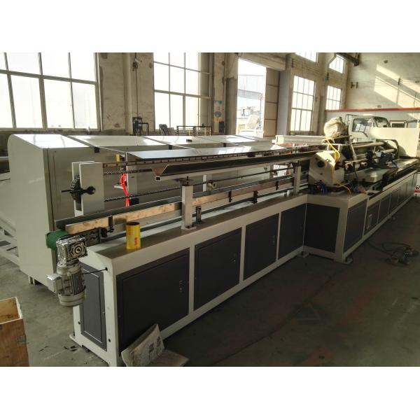 Three Axis Automatic Paper Core Cutting Machine Single Knife 1500kg Weight