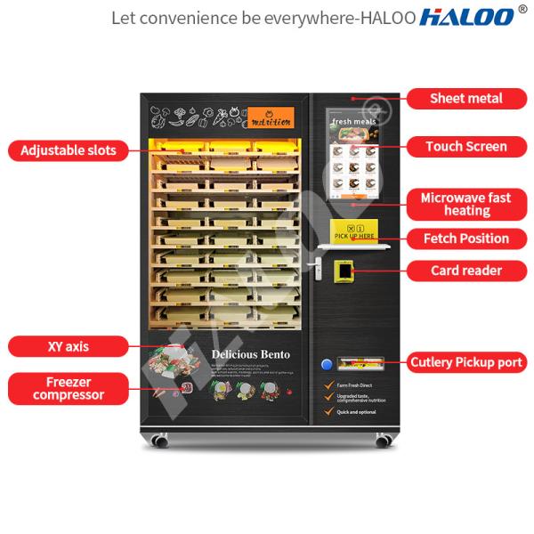 Автомат еды самообслуживания 24h автоматический с топлением микроволны