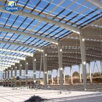 Construção de armazéns de aço pré-fabricados de parafusos / soldas Instalação mais rápida