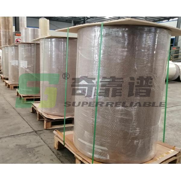 semi glossy paper adhesive thermal transfer adhesive paper thermal transfer paper adhesive labelstock jumbo roll HM1133