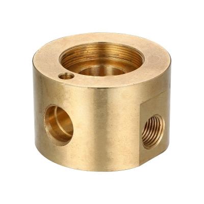 CNC Brass Bronze Copper Machined Parts Conductividade 0,01mm Tolerância