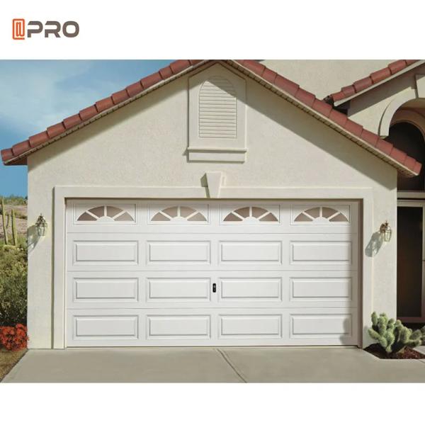 2.0mm thickness Aluminum Garage Door With Automatic Lock For Home Mall Park