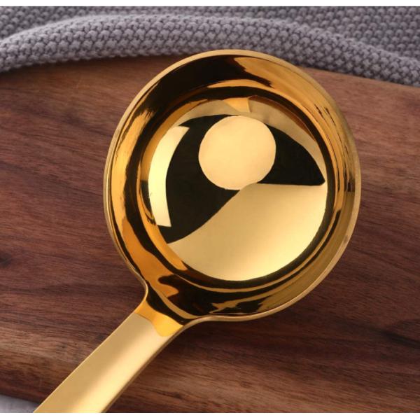 Gold Kitchen Tool Set Stainless Steel Eco Friendly Rustfree LFGB Approved