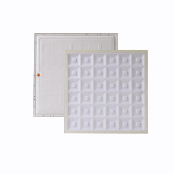 42W Recessed Square 600x600 Backlit Grille LED Light Panel 4100K CCT for Modern Design