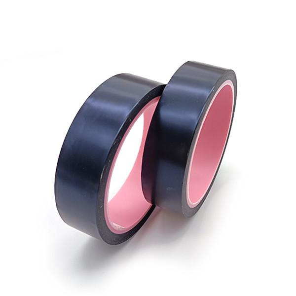 O filme do Polyimide suportou a resistência térmica adesiva do silicone preto fino da fita de máscara