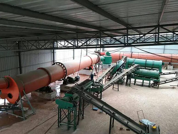 Organic Fertilizer Production Line Compost Making Machine for 1-20 Thousand Tons Per Year with Below 10% Moisture Using Chicken Manure